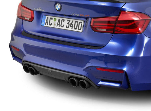AC Schnitzer Valved Axle-Back Sports Exhaust for BMW M3 F80 (2014-2018) Saloon/Sedan | Quad 90mm Matt Black Ceramic-Coated Tips | Performance Rear Box/Backbox | S55