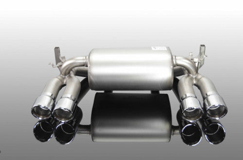 AC Schnitzer Valved Axle-Back Exhaust for BMW M4 F82/F83 2014-2020 - Quad 90mm Tips - Performance Rear Silencer/Muffler Back Box - Chrome or Matt Black - Stainless Sports System