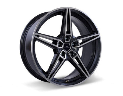 AC Schnitzer AC1 20 Inch Bi-Colour Alloy Wheel Set for BMW M5 F90 - Twin-Spoke Black/Polished Rims - Wheel & Tyre Package with Michelin Pilot Sport 4S Available - 20x10J Performance Upgrade UK