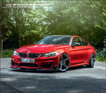 AC Schnitzer AC1 20 inch Forged Alloy Wheels/Rims - Bi-Colour Anthracite Diamond Cut - BMW M4 F82 F83 Coupe & Convertible - Staggered 20x9 ET25 & 20x10 ET33 - Lightweight 5-Spoke - Wheel Only or Michelin Tyre Packages - UK