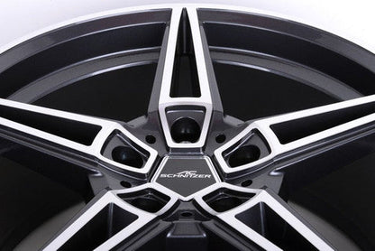 AC Schnitzer AC1 Bicolour Alloy Wheels for BMW 3 Series Gran Turismo F34 (19" & 20") - Two-Tone Black Polished/Machined Face Rims, Set of 4 - Fits 3GT/M Sport - Wheel & Tyre Packages Available, UK