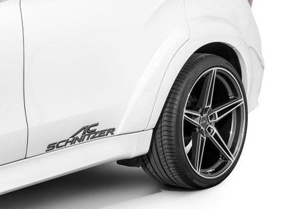AC Schnitzer AC1 Bi-Colour Alloy Wheels for BMW X6 F16 (2014-2019) 20" & 22" Rims - Split-Spoke Black Polished Two-Tone - Aftermarket Replacement Wheels & Tyre Packages with RDC TPMS - Staggered Options - M Sport Compatible