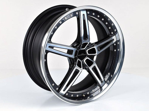 AC Schnitzer AC1 22/23 Inch Split Rim Concave Alloy Wheels Rims for BMW X5 F15 2013-2018, Multi-Piece Polished Lip Anthracite or Gloss Black, Staggered or Square Fitment, Wheel & Tyre Packages Available