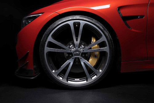 AC Schnitzer AC3 20-inch Forged Wheels/Rims for BMW M4 F82/F83 - Lightweight Concave Bi-Colour Alloy Wheels, Staggered 20x9 20x10, Two-Tone Anthracite Polished - Limited Edition Wheel & Tyre Package UK