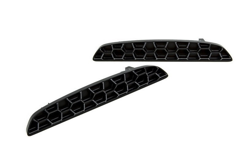 Acexxon Hex Mesh Honeycomb Rear Reflector Delete Kit Inserts for BMW X5M F85 (2015-2018) - Rear Bumper Blanking Plates/Infill Panels/Plug Covers - Matte or Gloss Black