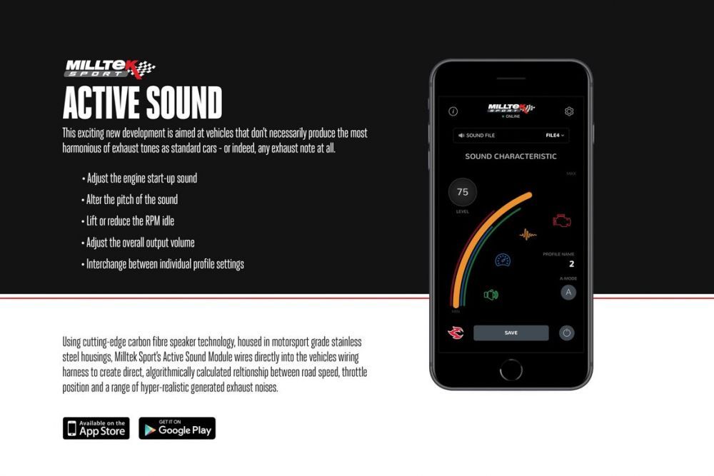 Milltek Active Sound Control - Ford Ranger & Ranger Raptor