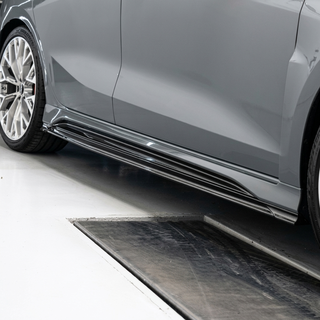 Audi RS3 8Y Carbon Fibre Side Skirts V2 Replacement