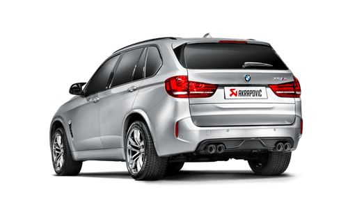 Akrapovic Evolution Line Titanium Cat-Back Exhaust for BMW X5M / X5 M F85 (2015-2017) | Performance Catback & Sports Exhaust | ECE Approved EU Homologated | Valved, Plug & Play Bolt-On | Carbon Fibre Tips | Sound Kit Compatible
