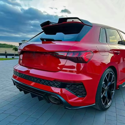 Audi RS3 8Y 2021+ Carbon Fiber Rear Diffuser Kit V2