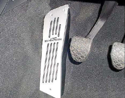 AC Schnitzer Dead Pedal Footrest Plate for BMW X6 E71 RHD (2008-2014) - Driver's Left Foot Rest Cover/Foot Brace, Alloy Anti-Slip Pedal Support, UK Right-Hand-Drive Interior Upgrade