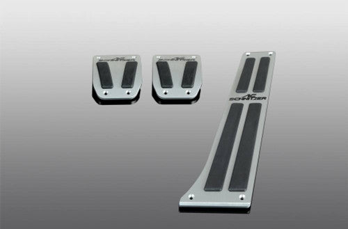AC Schnitzer Aluminium Alloy Sport Pedal Set for BMW 1 Series F20/F21 (2011-2019) Manual Gearbox RHD – Performance Pedal Covers/Plates Kit (Clutch Brake Accelerator) – OEM+ Interior Upgrade UK