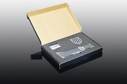 AC Schnitzer Aluminium Alloy Sport Pedal Kit for BMW i8 (2014-2020) – Accelerator, Brake & Footrest Covers | Racing Style Anti-Slip Pedals | Interior Upgrade for i8 Coupe & Roadster