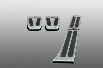 Genuine AC Schnitzer Aluminium Pedal Kit for BMW M3 F80 (2014-2018) Manual RHD UK (Right-Hand Drive) – Sport/Performance Pedal Covers/Plates Set for Accelerator Brake Clutch, 6MT Heel-and-Toe, OEM+ Interior Upgrade
