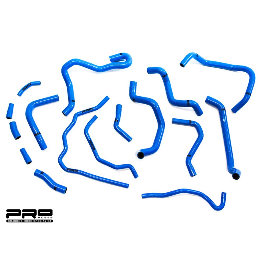 Ford Focus RS Mk3 Silicone Ancillary & Auxiliary Hose Kit – Pro Hoses 16-Piece 4-Ply Coolant, Heater, Breather & Vacuum Lines – 2.3 EcoBoost 2016-2018 – Direct Fit Silicone Pipe Kit, UK Made, Multiple Colours