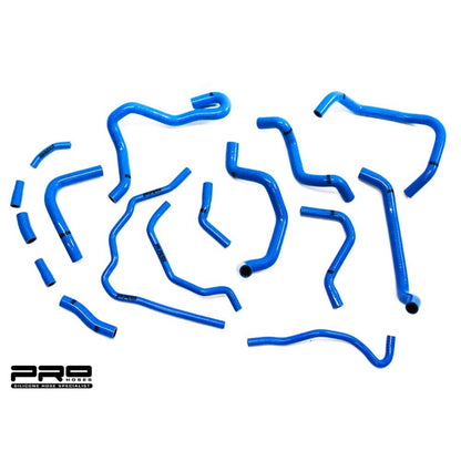 Ford Focus RS Mk3 Silicone Ancillary & Auxiliary Hose Kit – Pro Hoses 16-Piece 4-Ply Coolant, Heater, Breather & Vacuum Lines – 2.3 EcoBoost 2016-2018 – Direct Fit Silicone Pipe Kit, UK Made, Multiple Colours