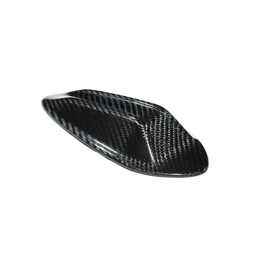 CT Carbon Pre-Preg Carbon Fibre/Carbon Fiber Shark Fin Roof Antenna/Aerial Cover Cap Overlay for BMW G-Series - Fits M3 M4 M2 G80 G81 G82 G83 G87, 2 Series G42, 3 Series G20, 4 Series G22 - Dry Carbon Roof Fin Housing Trim