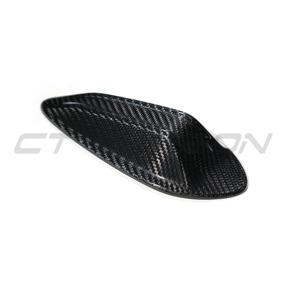 CT Carbon Shark Fin Antenna Aerial Cover Overlay for BMW G-Series – Carbon Fibre/Carbon Fiber Roof Fin Cap – Fits M2 M3 M4, 2 3 4 Series G87 G80 G81 G82 G83 G42 G20 G22 – Gloss OEM-Style GPS Antenna Cover