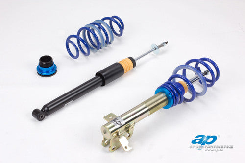 AP Coilover Kit for BMW 1 Series Hatchback F20/F21 incl. M135i (2011-on) - Height Adjustable, TUV Approved - Without EDC - 25-50mm Front / 30-55mm Rear Drop - Max Axle Load 920kg Front, 1160kg Rear - Codes 1K2, 1K4