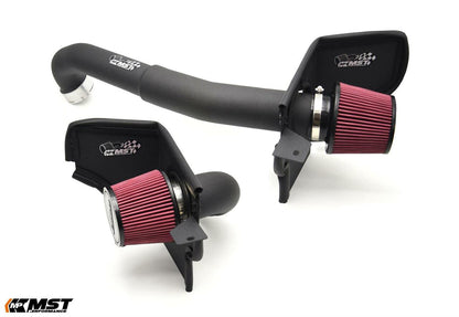MST Performance 4 Inch Cold Air Intake / Induction Kit for BMW M3 G80 & M4 G82 (G8X, S58 3.0 Twin Turbo, 2021+) - High-Flow 102mm Turbo Inlet Pipe, Dry Cone Filter, Black Heat Shield - Bolt-On OEM+ Air Intake System, Dyno Proven 12-14 BHP Gains
