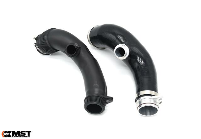 MST Performance High-Flow Silicone Turbo Inlet Hose / Intake Elbow for BMW N55 3.0T (F-Series) - 335i 435i M135i M235i M2 | Compressor Inlet Pipe / Induction Hose Upgrade | F20 F21 F22 F23 F30 F32 F87