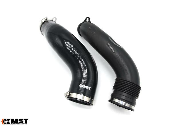 MST Performance High-Flow Silicone Turbo Inlet Hose / Intake Elbow for BMW N55 3.0T (F-Series) - 335i 435i M135i M235i M2 | Compressor Inlet Pipe / Induction Hose Upgrade | F20 F21 F22 F23 F30 F32 F87