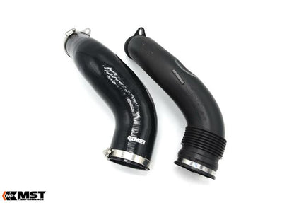 MST Performance High-Flow Silicone Turbo Inlet Hose / Intake Elbow for BMW N55 3.0T (F-Series) - 335i 435i M135i M235i M2 | Compressor Inlet Pipe / Induction Hose Upgrade | F20 F21 F22 F23 F30 F32 F87