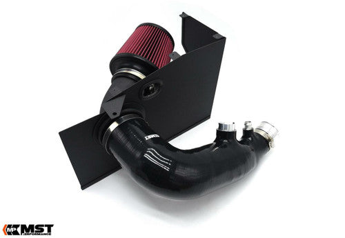 MST Performance BMW B48 2.0T Cold Air Intake Induction Kit for G20 G21 G22 G23 G24 3 Series 4 Series 320i 330i 420i 430i - High-Flow Filter, Heat Shield, Bolt-On G2X