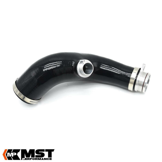 MST Performance High-Flow Silicone Turbo Inlet Hose / Intake Elbow for BMW N55 3.0T (F-Series) - 335i 435i M135i M235i M2 | Compressor Inlet Pipe / Induction Hose Upgrade | F20 F21 F22 F23 F30 F32 F87