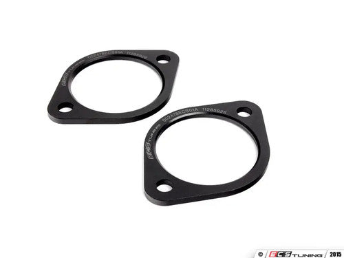 ECS Tuning Rear Shock Mount/Strut Tower Top Mount Reinforcement Plates (RSM) - Heavy Duty 1mm Thicker Steel - Fits BMW E30 E36 E46 Z3 Z4 3 Series - Rear Damper Turret Support Pair - Track/Drift/Coilover Upgrade