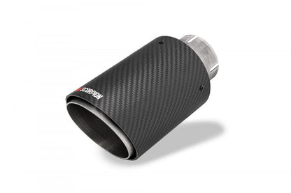 SCORPION EXHAUSTS - REPLACEMENT CARBON ASCARI TIPS FOR SCORPION EXHAUST - QUAD (X4) 90MM