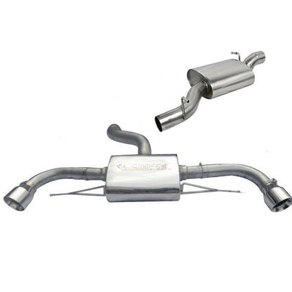 Audi TT Mk2 8J 3.2 V6 Quattro Coupe 2007-2011 Cobra Sport Cat-Back Exhaust System (Resonated/Non-Resonated) 3in 76mm Stainless Performance Rear System - Centre & Back Box Upgrade, Catback Sports Exhaust UK