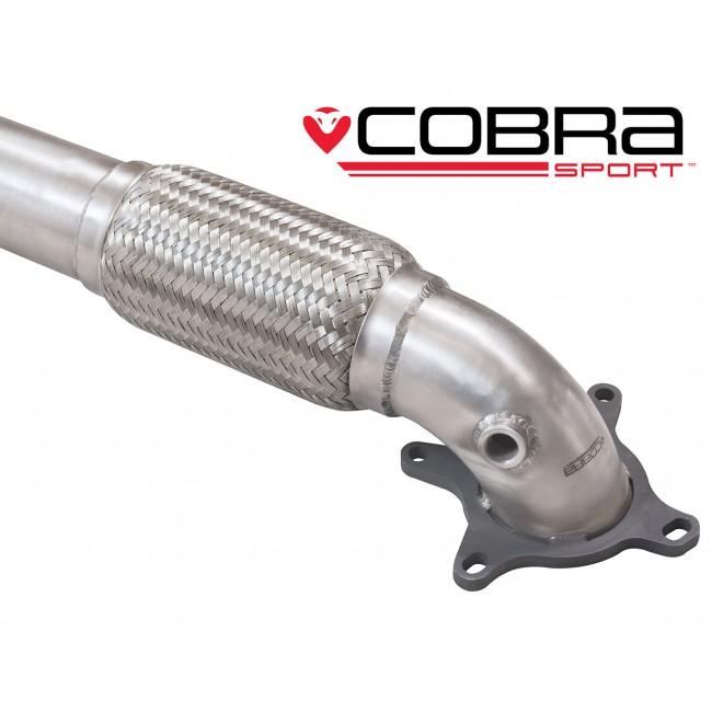 Audi TT Mk2 8J 1.8/2.0 TFSI FWD (2WD) 2011-2014 3" Turbo Downpipe/Front Pipe | High Flow Sports Cat or Decat | Cobra Sport 76mm to OEM Centre | Stage 2 Performance/Turbo Outlet Pipe