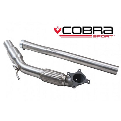 Audi TT Mk2 8J 1.8/2.0 TFSI FWD (2WD) 2011-2014 3" Turbo Downpipe/Front Pipe | High Flow Sports Cat or Decat | Cobra Sport 76mm to OEM Centre | Stage 2 Performance/Turbo Outlet Pipe