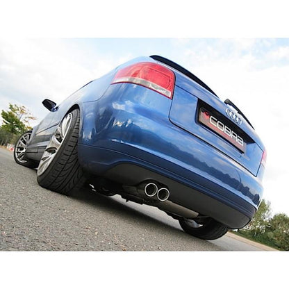 Audi A3 8P 2.0 TFSI FWD Sportback 5 Door 3" (76mm) Stainless Turbo-Back Exhaust System | Cat-Back + Downpipe | Resonated/Non-Res | De-Cat or Sports Cat | 2.0T Performance Upgrade