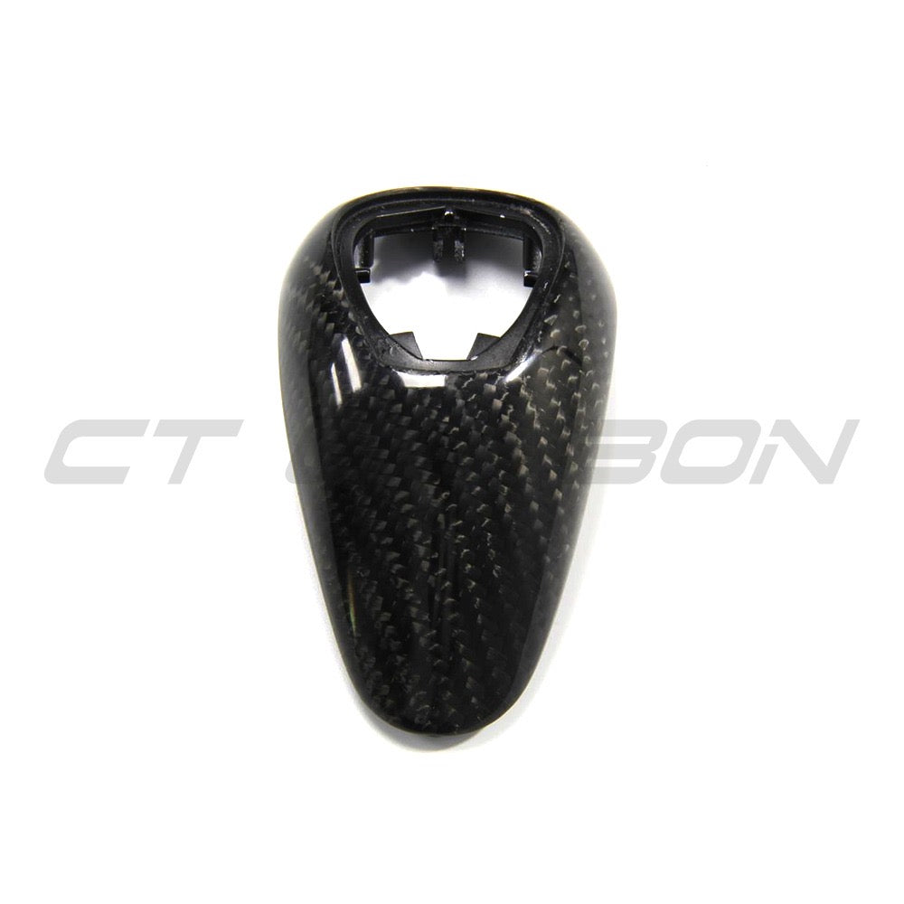 CT Carbon Carbon Fibre DCT Gear Selector / Shift Knob / Shifter for BMW F-Series M: F80 M3, F82 F83 M4, F87 M2/Competition, F10 M5, F12 F13 M6, F85 X5M, F86 X6M - OEM-Style Replacement Gear Lever (Dual-Clutch)