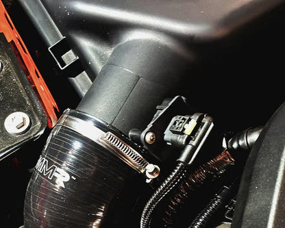 MMR B58 3.0T Silicone Turbo Inlet Intake Pipe/Hose for BMW M140i M240i 340i 440i F-Series (F20 F21 F22 F30 F32) - Gloss Black Induction Tube, Airbox to Turbo Bellows Delete - Direct Fit Performance Upgrade