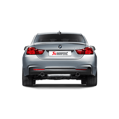 Akrapovic Evolution Line Stainless Steel Cat-Back Exhaust + Evolution Link Pipes, Valved/Switchable, Carbon Tips – BMW 440i 4 Series F32/F33 Coupe/Convertible B58 3.0 Turbo (2016-2017) Performance Sports Catback Back Box & Mid Pipe Upgrade