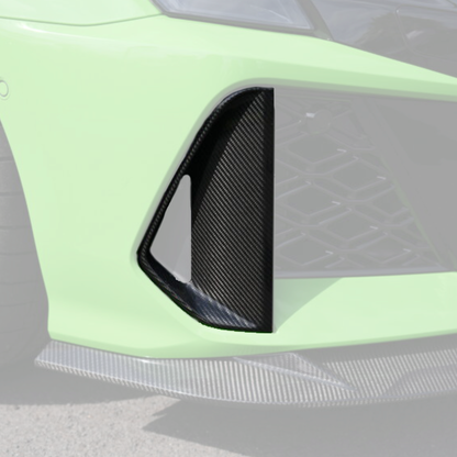 Audi RS3 8Y.5 Carbon Fiber Front Bumper Inlet Ducts Replacement