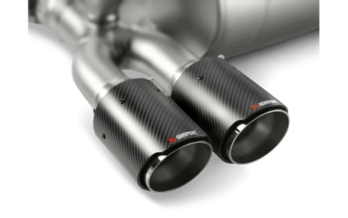 Akrapovic Slip-On Line Titanium Axle-Back Exhaust for BMW M3 F80 (2014-2017) - Rear Section/Back Box Performance Muffler, Quad Tip S55 Sports Rear Silencer