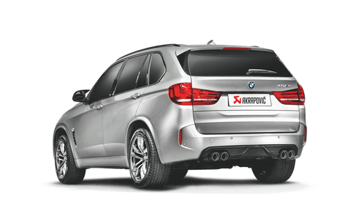 Akrapovic Rear Carbon Fibre Diffuser - Genuine ABE Approved - BMW X5 M (F85) 2015-2017, BMW X6 M (F86) 2015-2017 - Tow Bar Compatible