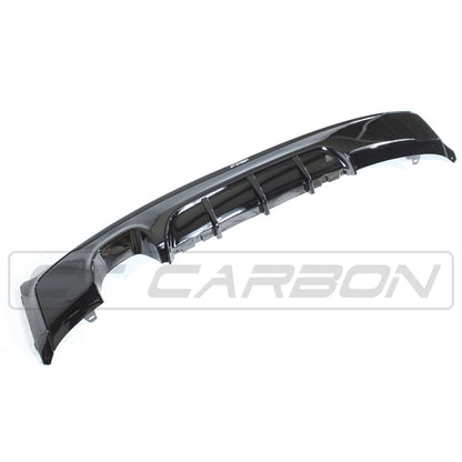 BMW 2 Series F22/F23 Rear Diffuser Valance Gloss Black Twin Exit Dual Exhaust Twin Tailpipe M Performance/M Sport Style for 220i 228i 235i M235i M240i Coupe & Convertible 2014-2020 | BLAK by CT Carbon