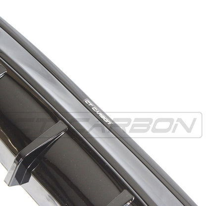 BMW 2 Series F22/F23 Rear Diffuser Valance Gloss Black Twin Exit Dual Exhaust Twin Tailpipe M Performance/M Sport Style for 220i 228i 235i M235i M240i Coupe & Convertible 2014-2020 | BLAK by CT Carbon