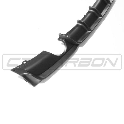 BMW 3 Series F30/F31 Rear Diffuser/Valance Twin Exit/Outlet - Matte/Matt Black Rear Bumper Insert Dual Exhaust Lower Trim 2012-2018 Saloon/Touring OEM Style ABS