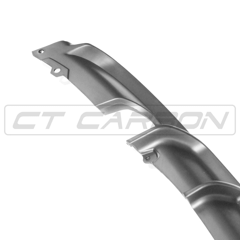 BMW 3 Series F30/F31 Rear Diffuser/Valance Twin Exit/Outlet - Matte/Matt Black Rear Bumper Insert Dual Exhaust Lower Trim 2012-2018 Saloon/Touring OEM Style ABS