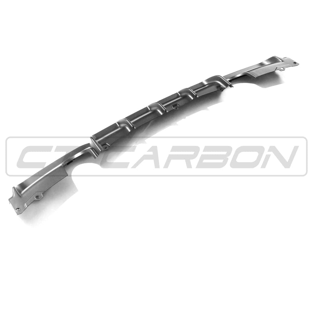 CT Carbon Rear Diffuser/Valance for BMW 3 Series F30 F31 (2012-2018) - Matte/Satin Black Twin Outlet Dual Exit Rear Bumper Lower Trim Insert - Twin Exhaust/Tailpipe OEM Style - Saloon/Sedan & Touring/Estate