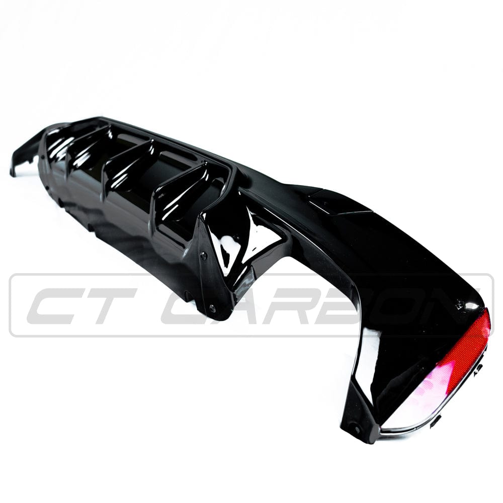BMW 5 SERIES G30/G31 GLOSS BLACK DIFFUSER - M5 STYLE