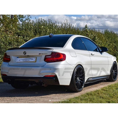 BMW 2 Series F22 Coupe Body Kit 2014-2020 – Gloss/Piano Black Full Aero Styling Pack – M Performance/M Sport Style – Front Lip Splitter, Side Skirts, Rear Diffuser (Twin Exit/Dual Exhaust) – BLAK by CT Carbon – UK