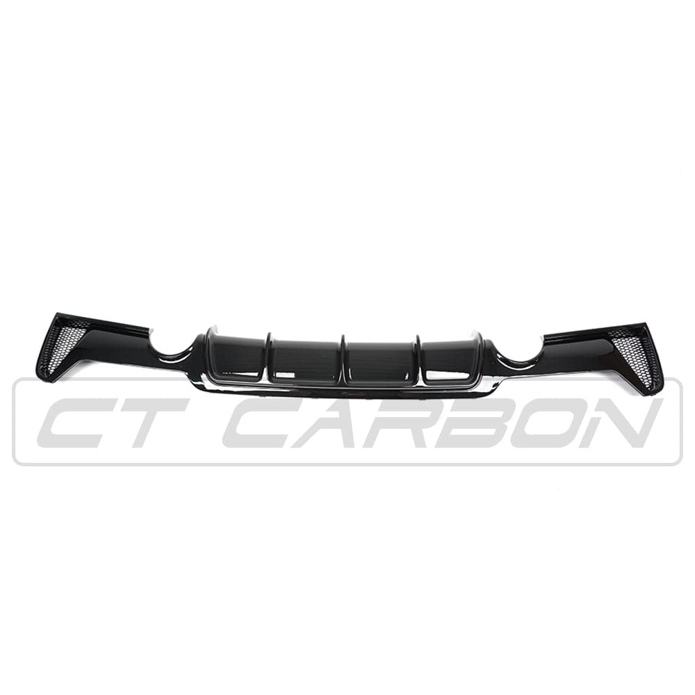 BMW 4 SERIES F36 GLOSS BLACK FULL KIT (DUAL EXHAUST) - MP STYLE - BLAK BY CT CARBON