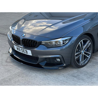 BMW 4 Series F36 Gran Coupe (2013-2020) Gloss Piano Black Full Body Kit/Bodykit | M Performance Style Aero/Styling Pack | Front Splitter, Side Skirts, Rear Diffuser & Boot Spoiler | Dual Left Exit / Twin Left Exhaust | BLAK Series by CT Carbon