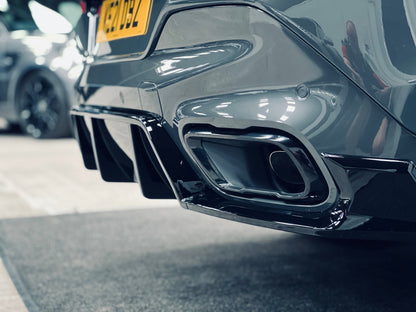 BMW X6 G06 2020-2025 Full Gloss Piano Black Kit – Exterior Styling Pack/Body Kit – Blackout Shadowline Trim, ABS Aero Appearance Package Upgrade by CT Carbon